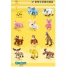 SLUBAN M38-B0968 B0968 0968 M38B0968 38-B0968 non  HỘP MÙ MAMMAL SERIES 12 FIT PET DOGS NGỰA NHỎ bộ đồ chơi xếp lắp ráp ghép mô hình Creator QBRICKS EGG Sáng Tạo