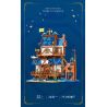 REOBRIX 66007 non  CỬA HÀNG ĐỒ CÂU CÁ bộ đồ chơi xếp lắp ráp ghép mô hình Medieval Castle FISHING STORE Chiến Tranh Trung Cổ 2450 khối
