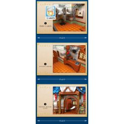 REOBRIX 66007 non  CỬA HÀNG ĐỒ CÂU CÁ bộ đồ chơi xếp lắp ráp ghép mô hình Medieval Castle FISHING STORE Chiến Tranh Trung Cổ 2450 khối