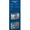 REOBRIX 66007 non  CỬA HÀNG ĐỒ CÂU CÁ bộ đồ chơi xếp lắp ráp ghép mô hình Medieval Castle FISHING STORE Chiến Tranh Trung Cổ 2450 khối