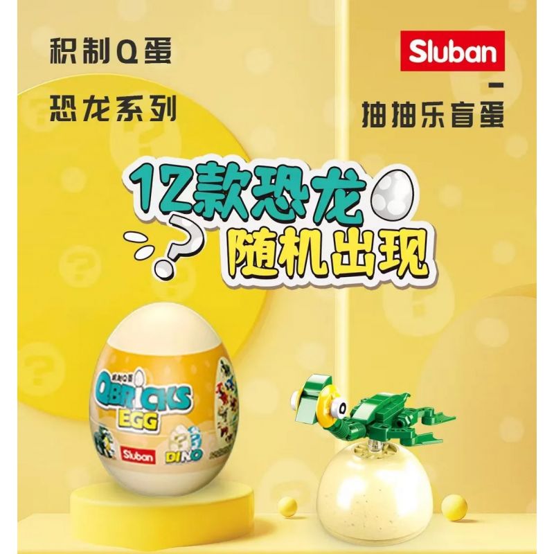 SLUBAN M38-B0796 B0796 0796 M38B0796 38-B0796 non  BLIND BOX DINOSAUR SERIES 6 RỒNG TAM GIÁC KẾT HỢP LỚP PHỦ bộ đồ chơi xếp lắp ráp ghép mô hình Jurassic World QBRICKS EGG Thế Giới Khủng Long