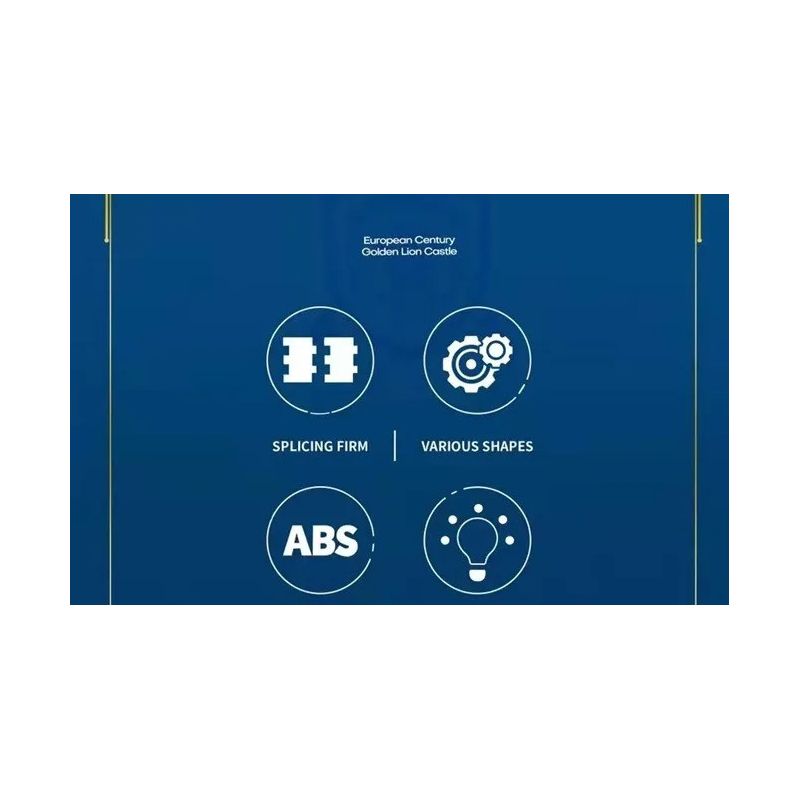 REOBRIX 66006 non  LÂU ĐÀI SƯ TỬ VÀNG bộ đồ chơi xếp lắp ráp ghép mô hình Medieval Castle GOLDEN LION CASTLE Chiến Tranh Trung Cổ 2722 khối