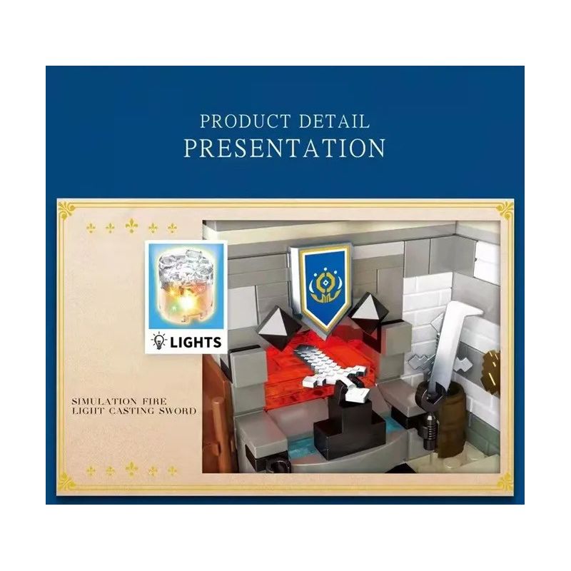 REOBRIX 66005 non  CỬA HÀNG THỢ RÈN THỜI TRUNG CỔ bộ đồ chơi xếp lắp ráp ghép mô hình Medieval Castle MEDIEVAL BLACKSMITH Chiến Tranh Trung Cổ 2366 khối