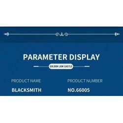 REOBRIX 66005 non  CỬA HÀNG THỢ RÈN THỜI TRUNG CỔ bộ đồ chơi xếp lắp ráp ghép mô hình Medieval Castle MEDIEVAL BLACKSMITH Chiến Tranh Trung Cổ 2366 khối