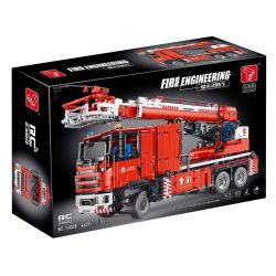 TA GAOLE T4008 4008 non  XE PHUN NƯỚC 1:10 tỷ lệ 1:10 bộ đồ chơi xếp lắp ráp ghép mô hình  FIRE ENGINEERING Kỹ Thuật Công Nghệ Cao Mô Hình Phương Tiện 4629 khối