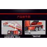 TA GAOLE T4008 4008 non  XE PHUN NƯỚC 1:10 tỷ lệ 1:10 bộ đồ chơi xếp lắp ráp ghép mô hình  FIRE ENGINEERING Kỹ Thuật Công Nghệ Cao Mô Hình Phương Tiện 4629 khối