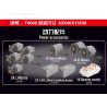 TA GAOLE T4008 4008 non  XE PHUN NƯỚC 1:10 tỷ lệ 1:10 bộ đồ chơi xếp lắp ráp ghép mô hình  FIRE ENGINEERING Kỹ Thuật Công Nghệ Cao Mô Hình Phương Tiện 4629 khối