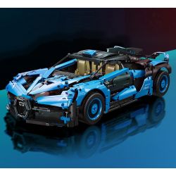 MOYU BLOCK MY88008 88008 non  SAO CỨU HỎA BUGATTI. bộ đồ chơi xếp lắp ráp ghép mô hình  BUGATTI BOLIDE Kỹ Thuật Công Nghệ Cao Mô Hình Phương Tiện 3101 khối