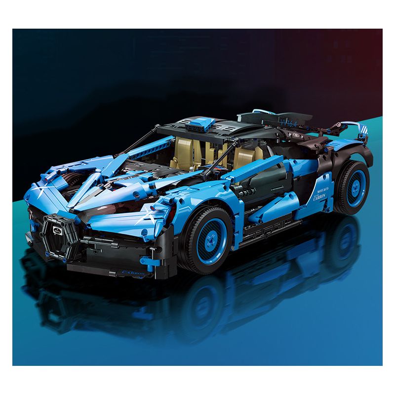MOYU BLOCK MY88008 88008 non  SAO CỨU HỎA BUGATTI. bộ đồ chơi xếp lắp ráp ghép mô hình  BUGATTI BOLIDE Kỹ Thuật Công Nghệ Cao Mô Hình Phương Tiện 3101 khối