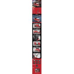 MouldKing 17022 Mould King 17022 REBRICKABLE MOC-60361 60361 MOC60361 non  XE THANG CHỮA CHÁY bộ đồ chơi xếp lắp ráp ghép mô hình  SCANIA L FIRE ENGINE WITH TURNTABLE LADDER FULL RC Kỹ Thuật Công Nghệ Cao Mô Hình Phương Tiện 4886 khối