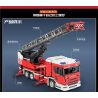 MouldKing 17022 Mould King 17022 REBRICKABLE MOC-60361 60361 MOC60361 non  XE THANG CHỮA CHÁY bộ đồ chơi xếp lắp ráp ghép mô hình  SCANIA L FIRE ENGINE WITH TURNTABLE LADDER FULL RC Kỹ Thuật Công Nghệ Cao Mô Hình Phương Tiện 4886 khối