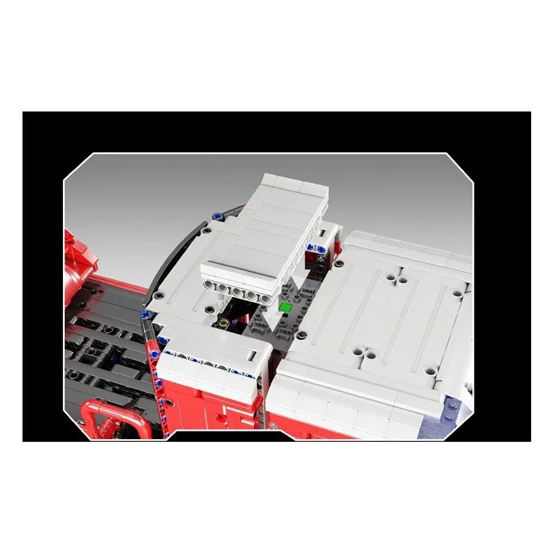 MouldKing 17022 Mould King 17022 REBRICKABLE MOC-60361 60361 MOC60361 non  XE THANG CHỮA CHÁY bộ đồ chơi xếp lắp ráp ghép mô hình  SCANIA L FIRE ENGINE WITH TURNTABLE LADDER FULL RC Kỹ Thuật Công Nghệ Cao Mô Hình Phương Tiện 4886 khối