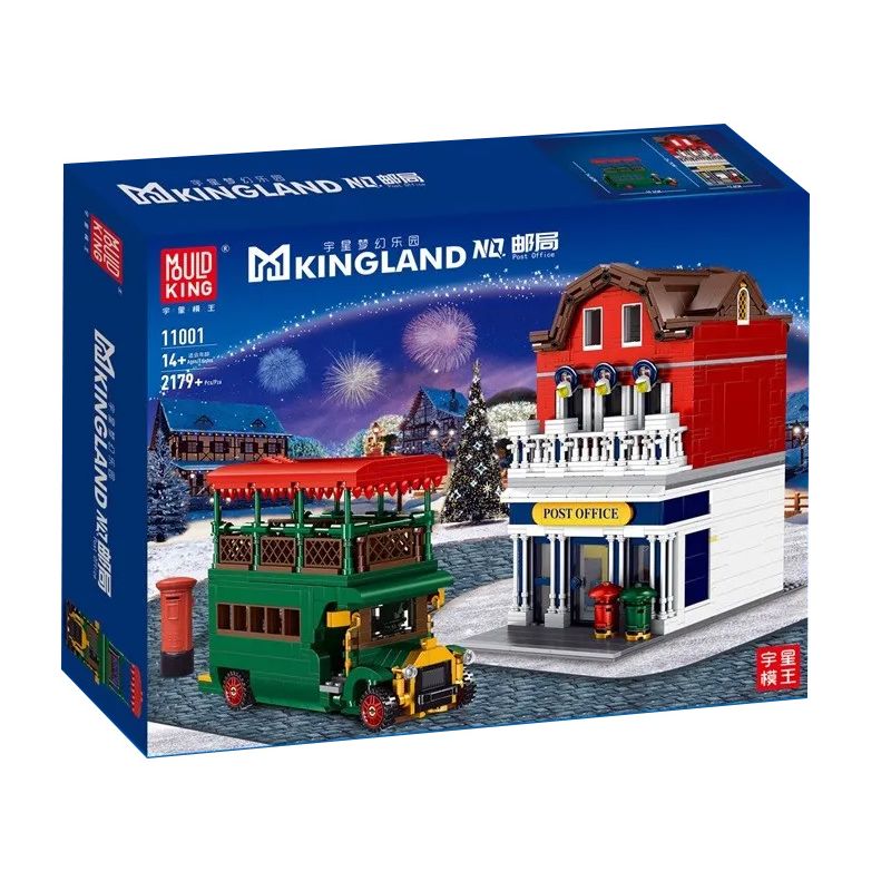 MouldKing 11001 Mould King 11001 non  YUXING DREAMLAND BƯU ĐIỆN bộ đồ chơi xếp lắp ráp ghép mô hình Disney Princess POST OFFICE Công Chúa 2179 khối