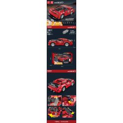 MouldKing 15017 Mould King 15017 non  NÉ TRÁNH KẺ THÁCH THỨC bộ đồ chơi xếp lắp ráp ghép mô hình  CHALLENGER Kỹ Thuật Công Nghệ Cao Mô Hình Phương Tiện 733 khối