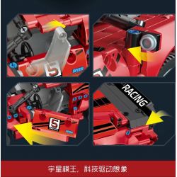 MouldKing 15017 Mould King 15017 non  NÉ TRÁNH KẺ THÁCH THỨC bộ đồ chơi xếp lắp ráp ghép mô hình  CHALLENGER Kỹ Thuật Công Nghệ Cao Mô Hình Phương Tiện 733 khối