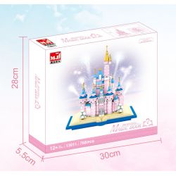 BEAUTY AND 13011 non  CUỐN SÁCH LÂU ĐÀI TƯỞNG TƯỢNG bộ đồ chơi xếp lắp ráp ghép mô hình Girl MAGIC BOOK Con Gái 768 khối