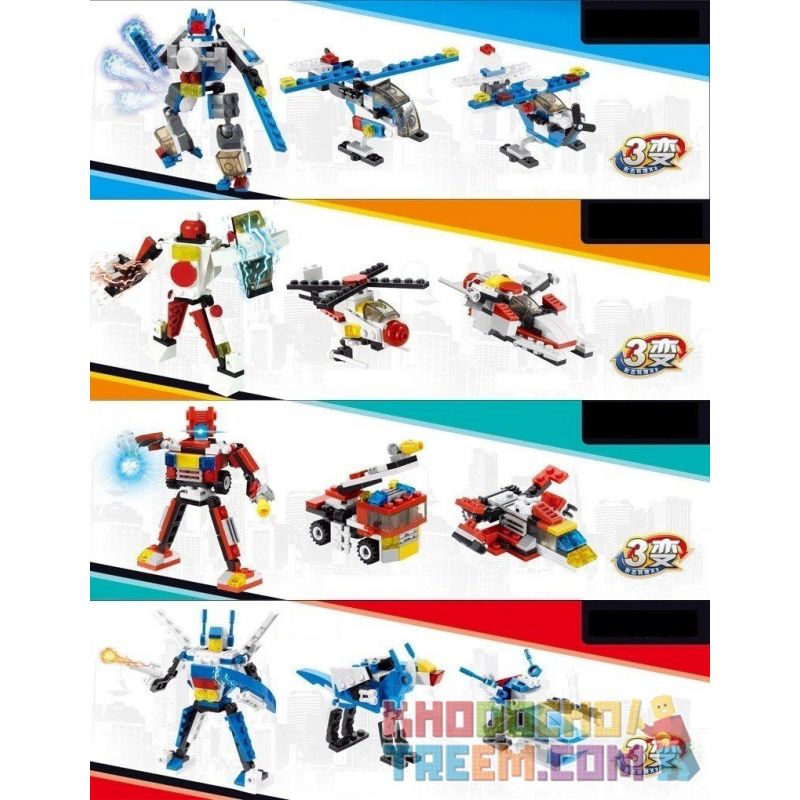 GUDI 8707 non  ĐẠI CHIẾN ROBOT BIẾN HÌNH 8 TRONG 1 bộ đồ chơi xếp lắp ráp ghép mô hình Power Rangers Super Sentai 5 Anh Em Siêu Nhân GUDI 8707 non  ĐẠI CHIẾN ROBOT BIẾN HÌNH 8 TRONG 1 bộ đồ chơi xếp lắp ráp ghép mô hình Power Rangers Super Sentai 5 Anh Em Siêu Nhân