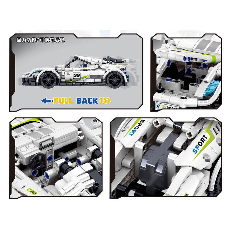 ZHEGAO QL1246 1246 non  JESKQ LÙI XE bộ đồ chơi xếp lắp ráp ghép mô hình  MACHINERY Kỹ Thuật Công Nghệ Cao Mô Hình Phương Tiện 613 khối