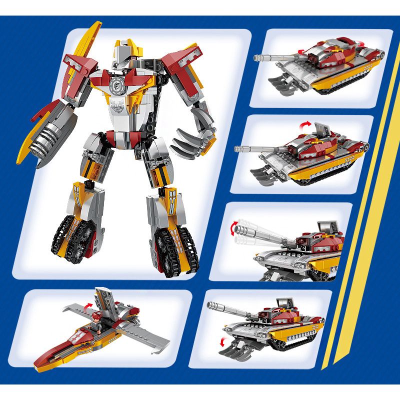 FORANGE FC1005 1005 non  THẦN CHIẾN TRANH bộ đồ chơi xếp lắp ráp ghép mô hình Lung Tung Thuộc Nhiều Thể Loại TRANSFORMED MARS 437 khối