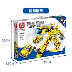 FORANGE FC1003 1003 non  ONG VÒ VẼ ARES bộ đồ chơi xếp lắp ráp ghép mô hình Lung Tung Thuộc Nhiều Thể Loại TRANSFORMED MARS 387 khối