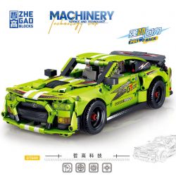 ZHEGAO QL1244 1244 non  XE LÙI GT500 bộ đồ chơi xếp lắp ráp ghép mô hình  MACHINERY Kỹ Thuật Công Nghệ Cao Mô Hình Phương Tiện 613 khối