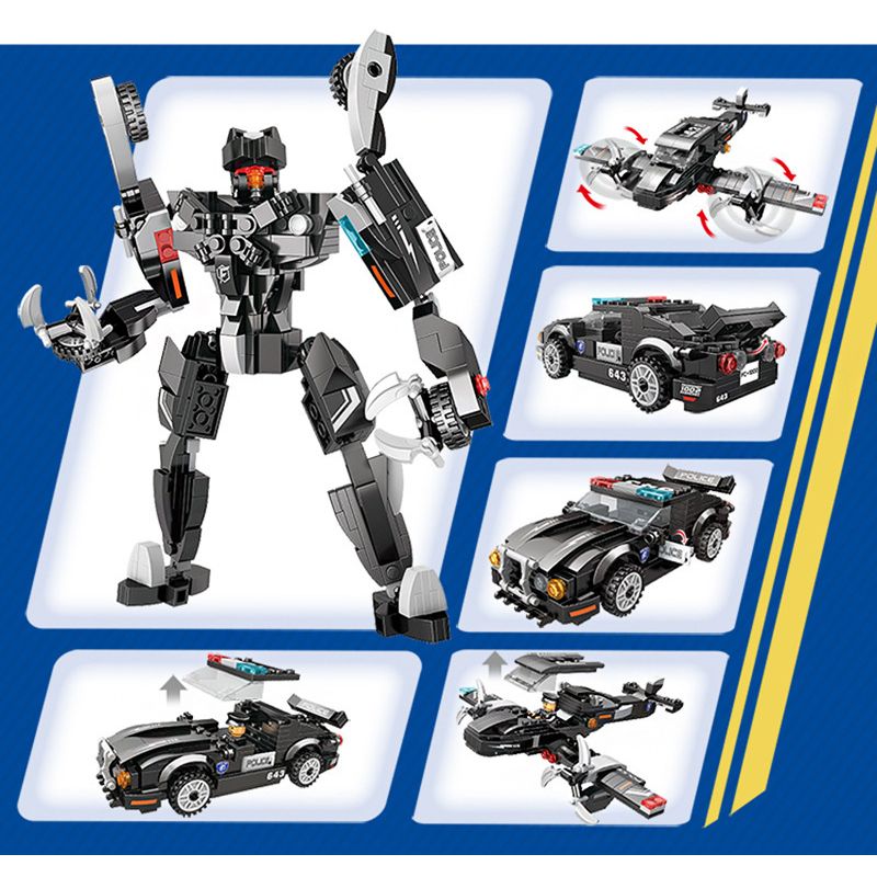 FORANGE FC1002 1002 non  MÁY LẮC ĐẤT bộ đồ chơi xếp lắp ráp ghép mô hình Lung Tung Thuộc Nhiều Thể Loại TRANSFORMED MARS 423 khối