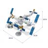 PanlosBrick 633080 Panlos Brick 633080 non  TRẠM VŨ TRỤ 25 THAY ĐỔI bộ đồ chơi xếp lắp ráp ghép mô hình Space SPACE STATION Thám Hiểm Không Gian 573 khối