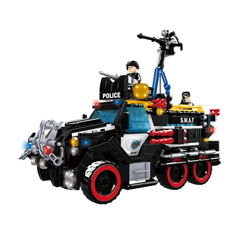 WOMA C0581 0581 non Lego LION - XE TẤN CÔNG VŨ TRANG bộ đồ chơi xếp lắp ráp ghép mô hình City SWAT CORPS Thành Phố 887 khối