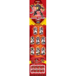 PanlosBrick 633070 Panlos Brick 633070 non  ĐÔ ĐỐC CHIẾN BINH 8 KẾT HỢP bộ đồ chơi xếp lắp ráp ghép mô hình Creator ADMIRAL WARRIOR Sáng Tạo 767 khối