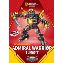 PanlosBrick 633070 Panlos Brick 633070 non  ĐÔ ĐỐC CHIẾN BINH 8 KẾT HỢP bộ đồ chơi xếp lắp ráp ghép mô hình Creator ADMIRAL WARRIOR Sáng Tạo 767 khối