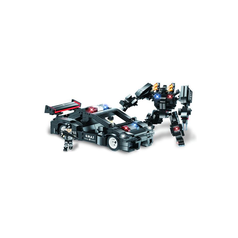 WOMA C0521 0521 non Lego XE ĐÁNH CHẶN TỐC ĐỘ CAO PHANTOM bộ đồ chơi xếp lắp ráp ghép mô hình City SWAT CORPS Thành Phố 432 khối