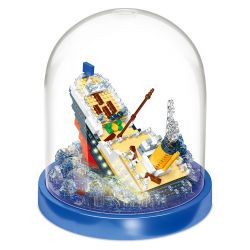 MOYU BLOCK MY97091 97091 non  VỤ ĐẮM TÀU ​​TITANIC bộ đồ chơi xếp lắp ráp ghép mô hình 1327 khối