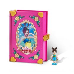 GUDI 9039 non  CUỐN SÁCH NGÔI NHÀ BÚP BÊ NHỎ bộ đồ chơi xếp lắp ráp ghép mô hình Yeloli 277 khối