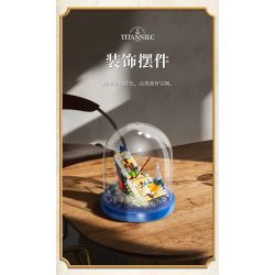 MOYU BLOCK MY97091 97091 non  VỤ ĐẮM TÀU ​​TITANIC bộ đồ chơi xếp lắp ráp ghép mô hình 1327 khối