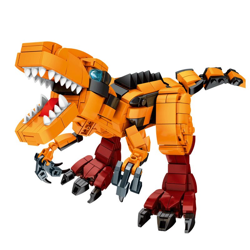 LEYI 33011 non Lego TYRANNOSAURUS REX HOÀNH HÀNH MECHA VẬN TỐC CỖ XE THẦN bộ đồ chơi xếp lắp ráp ghép mô hình 568 khối