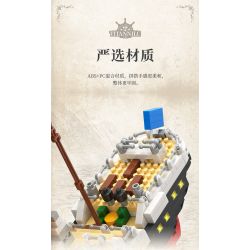 MOYU BLOCK MY97091 97091 non  VỤ ĐẮM TÀU ​​TITANIC bộ đồ chơi xếp lắp ráp ghép mô hình 1327 khối