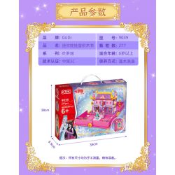 GUDI 9039 non  CUỐN SÁCH NGÔI NHÀ BÚP BÊ NHỎ bộ đồ chơi xếp lắp ráp ghép mô hình Yeloli 277 khối