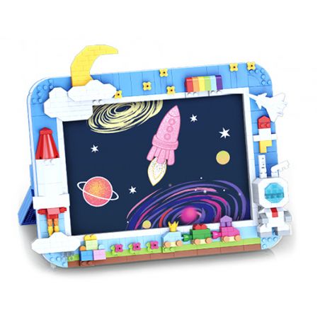 MOYU BLOCK MY97107 97107 non  KHUNG ẢNH PHI HÀNH GIA bộ đồ chơi xếp lắp ráp ghép mô hình Miscellaneous Lung Tung 618 khối