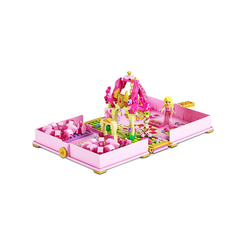 GUDI 9038 non Lego CUỐN SÁCH CHÙA HOA NHỎ bộ đồ chơi xếp lắp ráp ghép mô hình Yeloli 252 khối