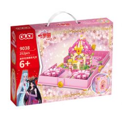 GUDI 9038 non  CUỐN SÁCH CHÙA HOA NHỎ bộ đồ chơi xếp lắp ráp ghép mô hình Yeloli 252 khối