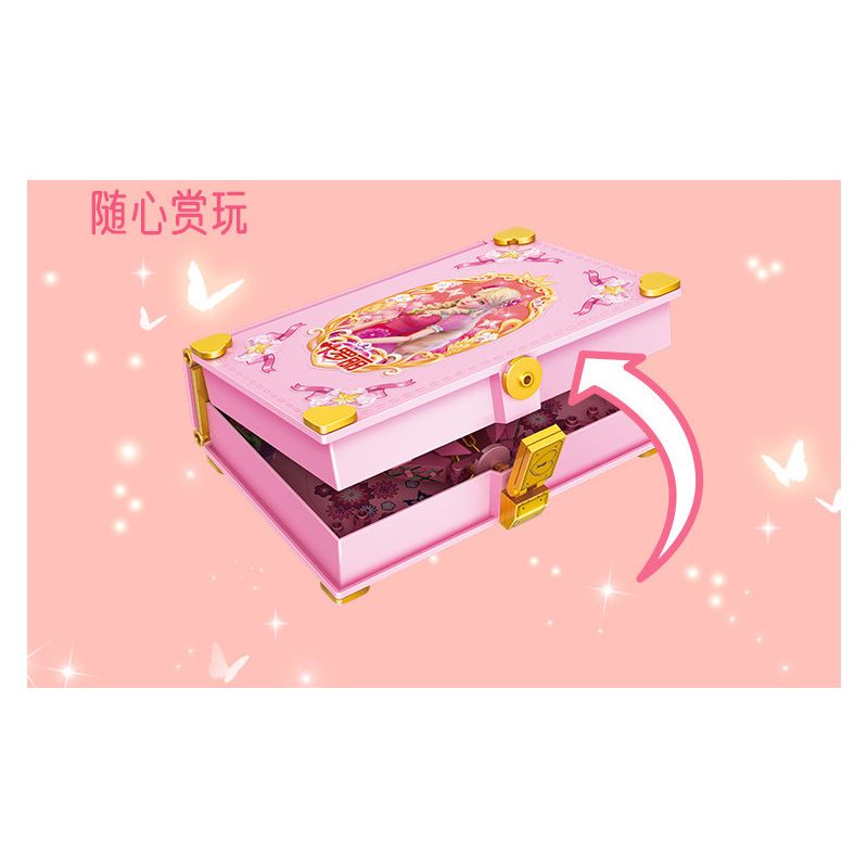 GUDI 9038 non  CUỐN SÁCH CHÙA HOA NHỎ bộ đồ chơi xếp lắp ráp ghép mô hình Yeloli 252 khối