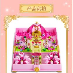 GUDI 9038 non  CUỐN SÁCH CHÙA HOA NHỎ bộ đồ chơi xếp lắp ráp ghép mô hình Yeloli 252 khối