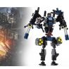 GUDI 8712 non  RÔ BỐT BIẾN HÌNH CHÓ SÓI bộ đồ chơi xếp lắp ráp ghép mô hình Transformers TRANSFORM SERIES Robot Đại Chiến Người Máy Biến Hình 304 khối