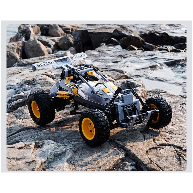 ONEBOT OBJSC40AIQI 40AIQI non  PHIÊN BẢN RC ĐUA SA MẠC bộ đồ chơi xếp lắp ráp ghép mô hình  DESERT RACING Kỹ Thuật Công Nghệ Cao Mô Hình Phương Tiện