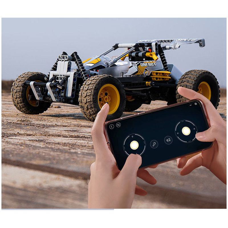 ONEBOT OBJSC40AIQI 40AIQI non  PHIÊN BẢN RC ĐUA SA MẠC bộ đồ chơi xếp lắp ráp ghép mô hình  DESERT RACING Kỹ Thuật Công Nghệ Cao Mô Hình Phương Tiện
