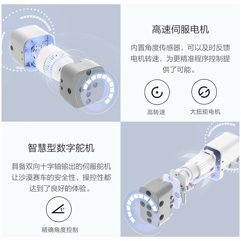 ONEBOT OBJSC40AIQI 40AIQI non  PHIÊN BẢN RC ĐUA SA MẠC bộ đồ chơi xếp lắp ráp ghép mô hình  DESERT RACING Kỹ Thuật Công Nghệ Cao Mô Hình Phương Tiện