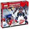 GUDI 8713 non  THỦ LĨNH TỐI CAO AUTOBOT ROBOT BIẾN HÌNH XE ĐẦU KÉO PETERBILT bộ đồ chơi xếp lắp ráp ghép mô hình Transformers TRANSFORM SERIES Robot Đại Chiến Người Máy Biến Hình 379 khối