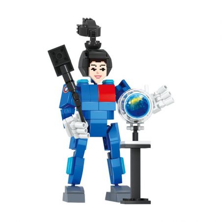 WISE BLOCK HA390210 390210 non  LỚP HỌC PHI HÀNH GIA TIANGONG bộ đồ chơi xếp lắp ráp ghép mô hình