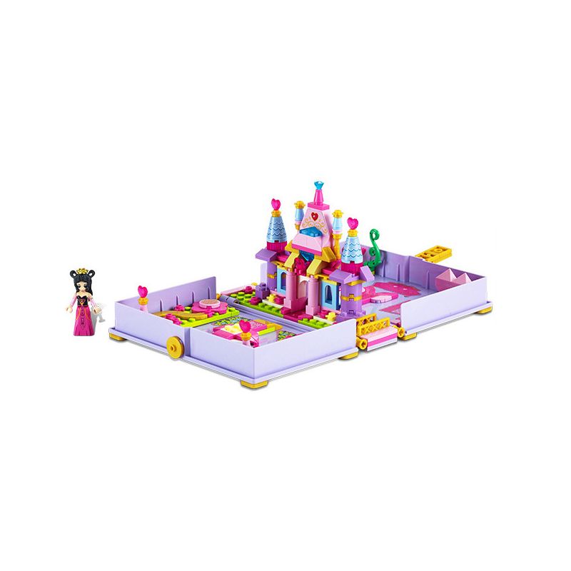 GUDI 9036 non Lego SÁCH MINI BUD FORT bộ đồ chơi xếp lắp ráp ghép mô hình Yeloli 238 khối