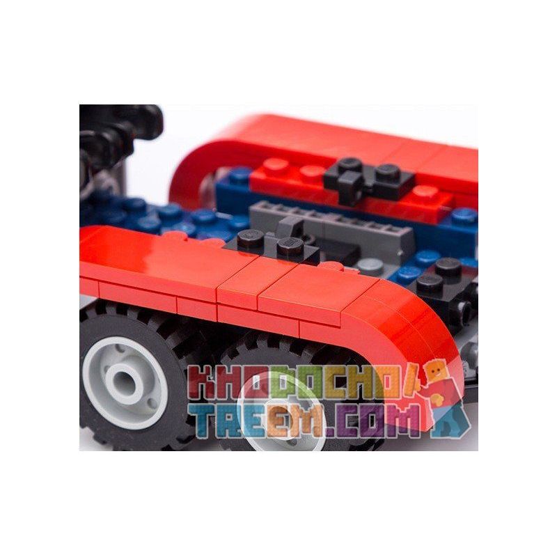 GUDI 8713 non  THỦ LĨNH TỐI CAO AUTOBOT ROBOT BIẾN HÌNH XE ĐẦU KÉO PETERBILT bộ đồ chơi xếp lắp ráp ghép mô hình Transformers TRANSFORM SERIES Robot Đại Chiến Người Máy Biến Hình 379 khối